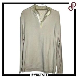 XL Comstock‎ & Co Beige LS Top (NWT)